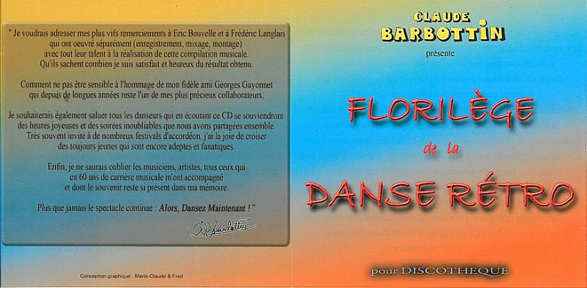 Claude Barbottin Florilège de la Danse Rétro